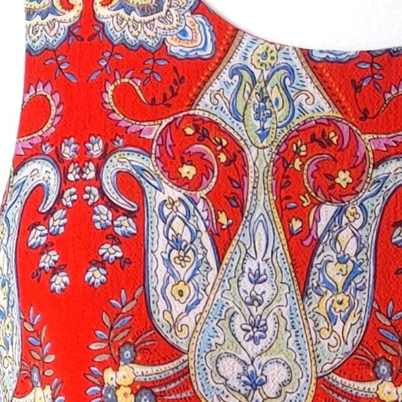 FOREVER21 Paisley Print Sleeveless Dress - Size Medium - Picture 2 of 3